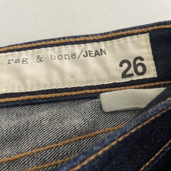 Rag And Bone Skinny Womens 26x30 Blue Denim Jeans Stretch - Picture 4 of 9